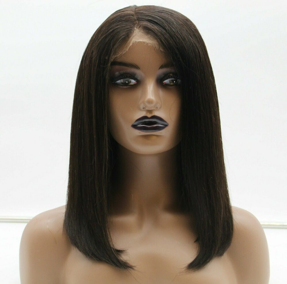 12” Brazilian Straight Hair Wig – Custom Made