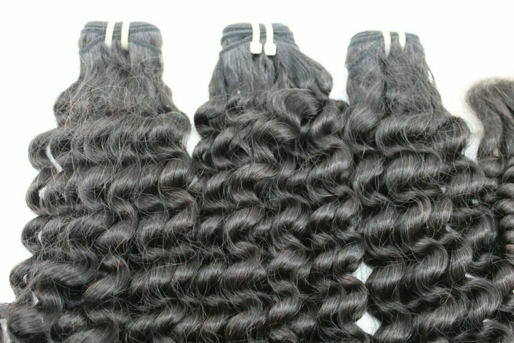 18” Vietnamese Deep Curl Hair Extensions - Image 3