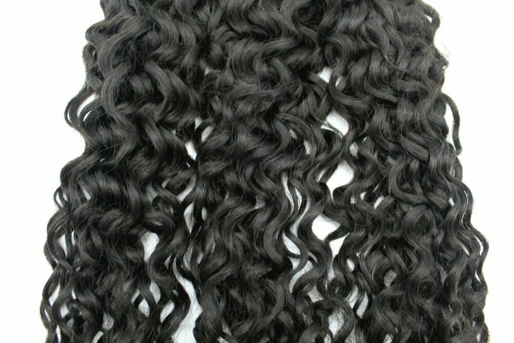 Brazilian Deep Curl Hair Extensions – 3 Bundles - Image 2