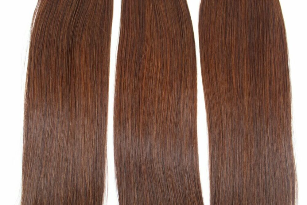 18” Vietnamese Bone Straight Hair Extensions + 14” Closure - Image 3