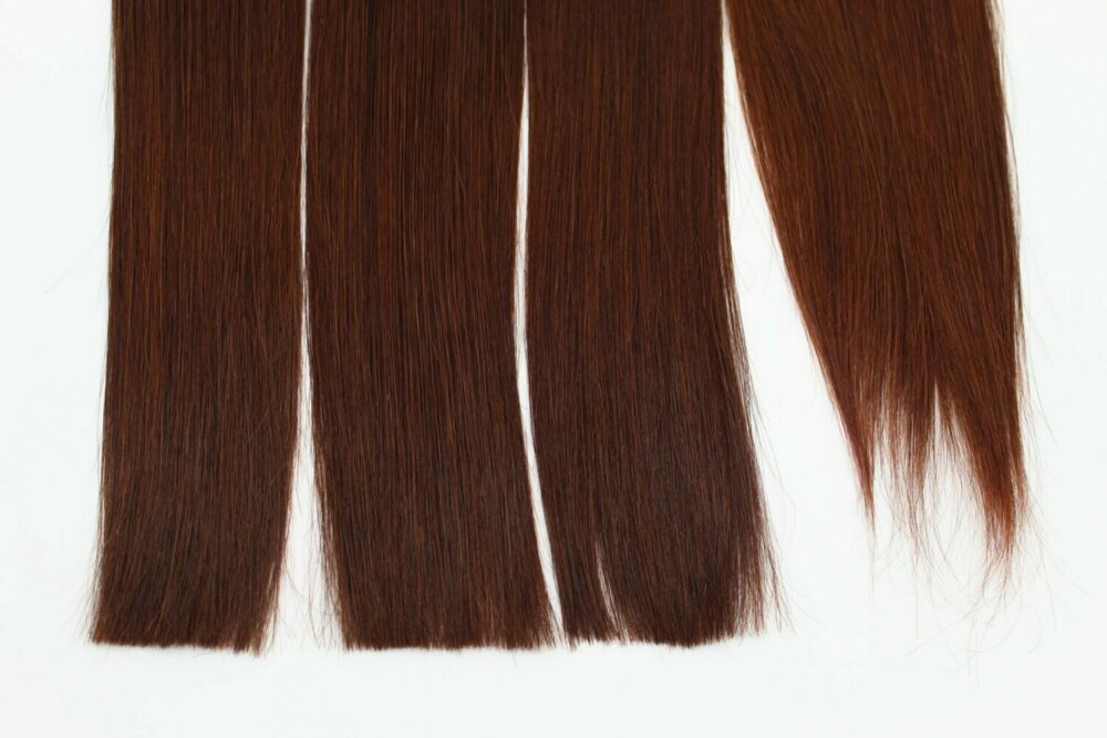 18” Vietnamese Bone Straight Hair Extensions + 14” Closure - Image 2